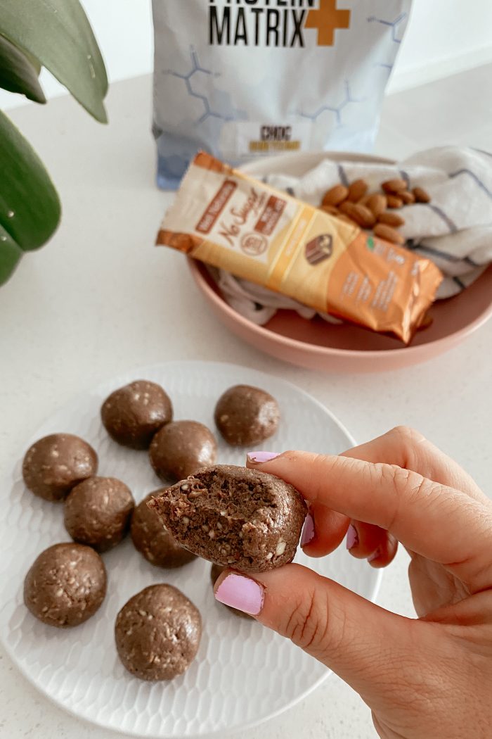 Choc Honeycomb Protein Balls Recipe super simple and easy to make