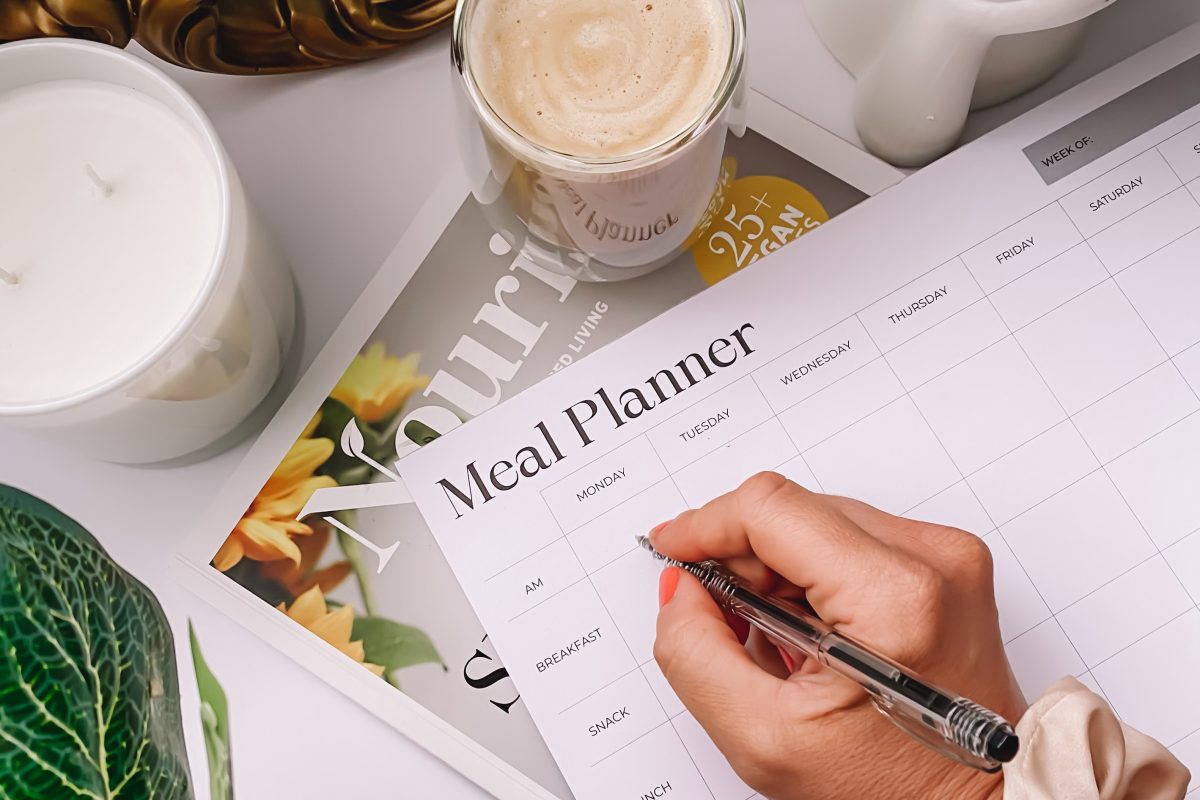A4 Weekly Meal Planner Pad 50 pages track health an d fitness goals made in Melbourne